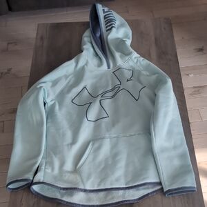 Under Armour Sky Blue Hoodie with Logo